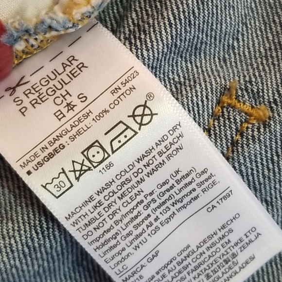 Gap denim overall dress small‎ - Picture 7 of 7